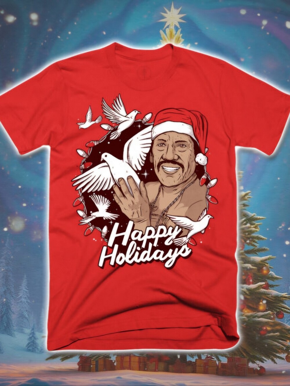 Holiday Trejo Danny Trejo T-Shirt, Size Medium